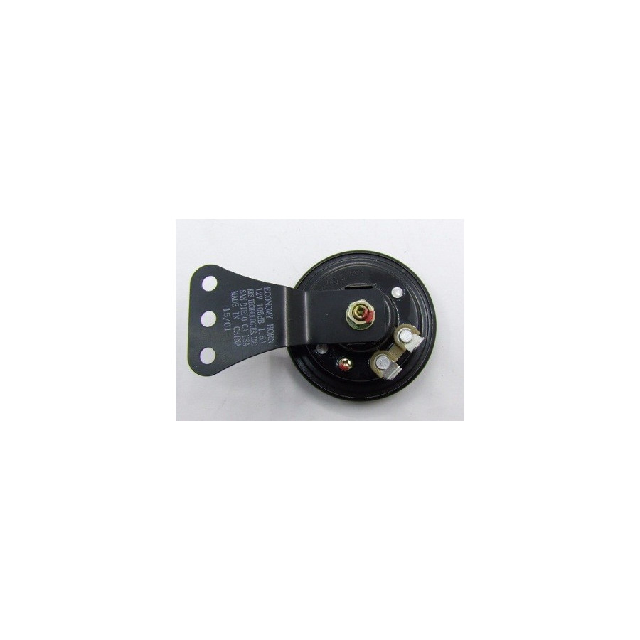 Avertisseur sonore - 12V - Klaxon - Noir - ø 70mm