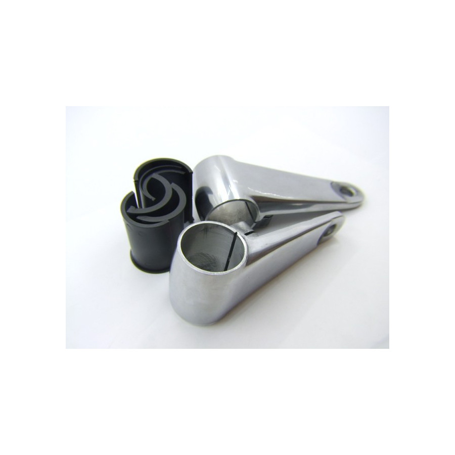 Phare - Support - Fourche ø32-41 mm (x2)- Alu poli - 