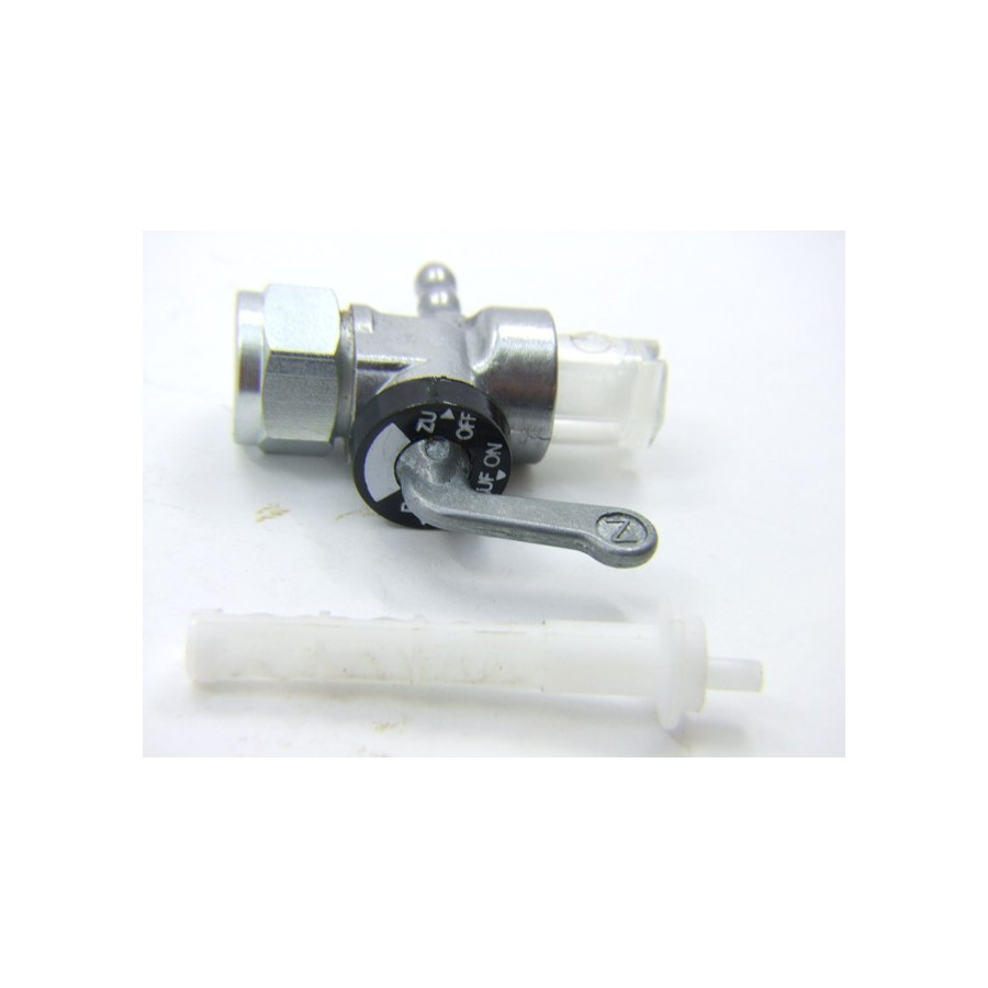Reservoir - robinet essence - M16 x1.00 - sortie arriere avec filtre