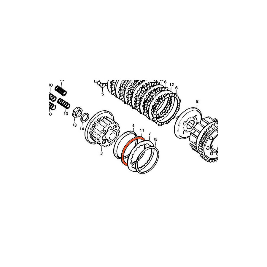 Embrayage - Joint - CB250/400 N
