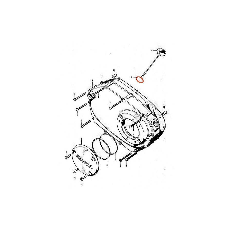 Moteur - Joint Torique - (x1)  - 27.50 mm