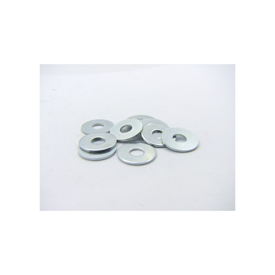 Rondelle - plate - Acier zingué - ø 5 x16 x1.0mm - (x10)