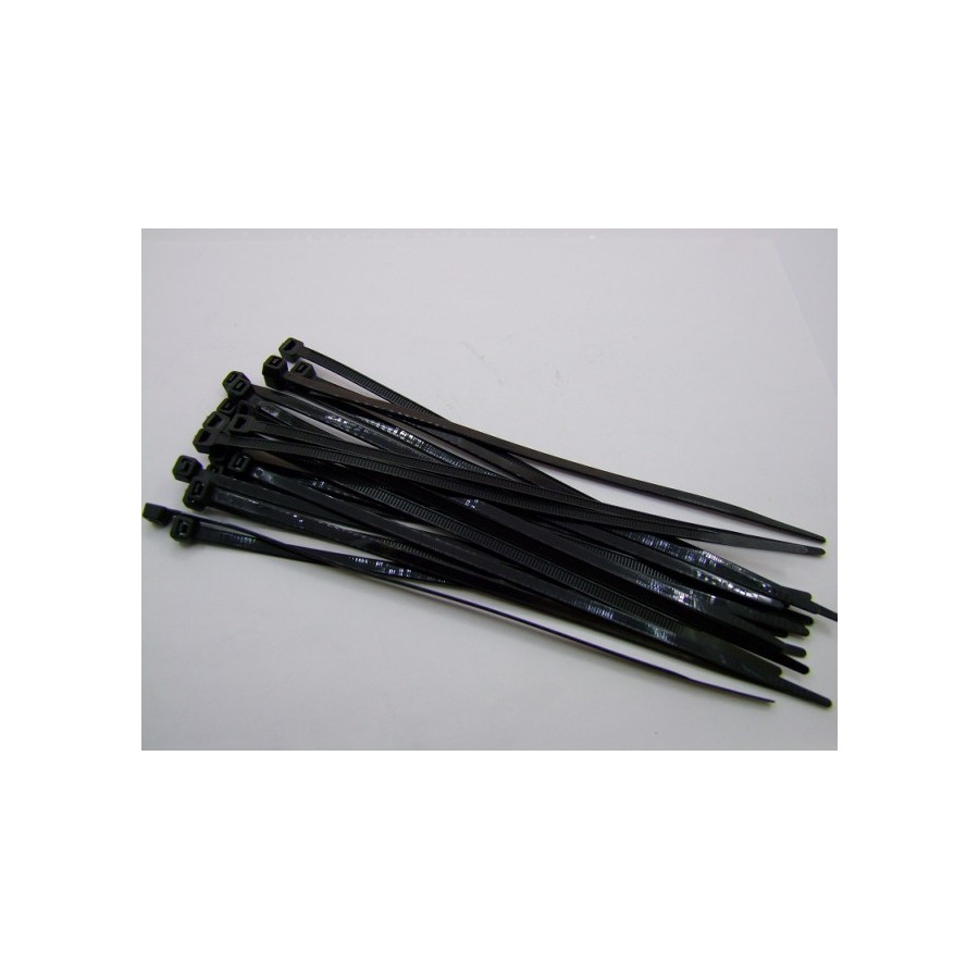 Serre Cable - Rilsan - Serflex - collier de serrage - Noir - 4.8x300mm (x100)