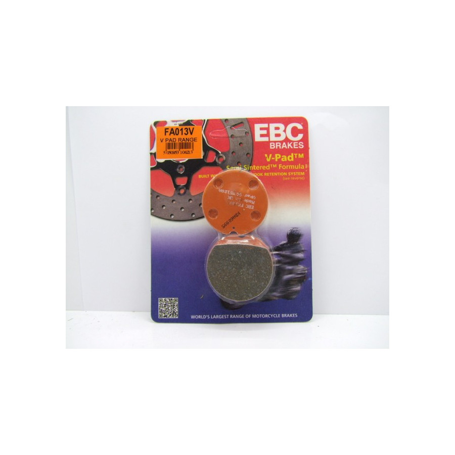 Frein - Jeu de Plaquettes - EBC - Metal fritté.- CB250, CB350, CB360, CB400, CB500, CB550 .