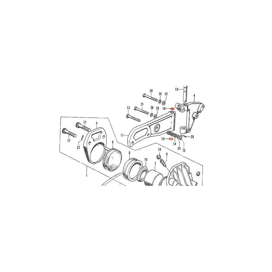 Moteur / Frein - joint torique - ø10.00 x1.90mm