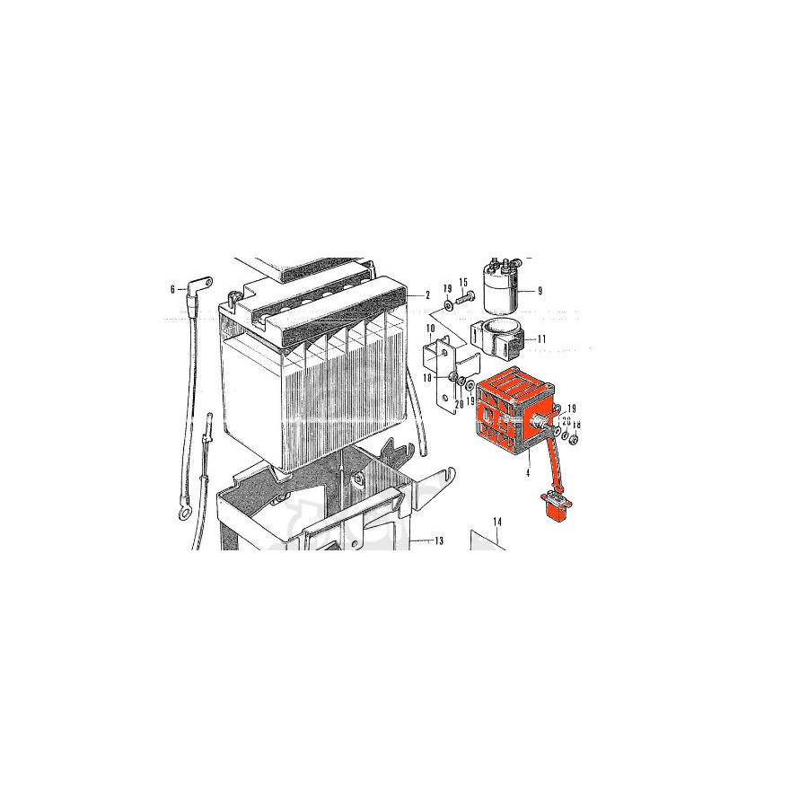 Alternateur - Redresseur - CB350K - CB360 - ... -  CB450K - CB500T - ...