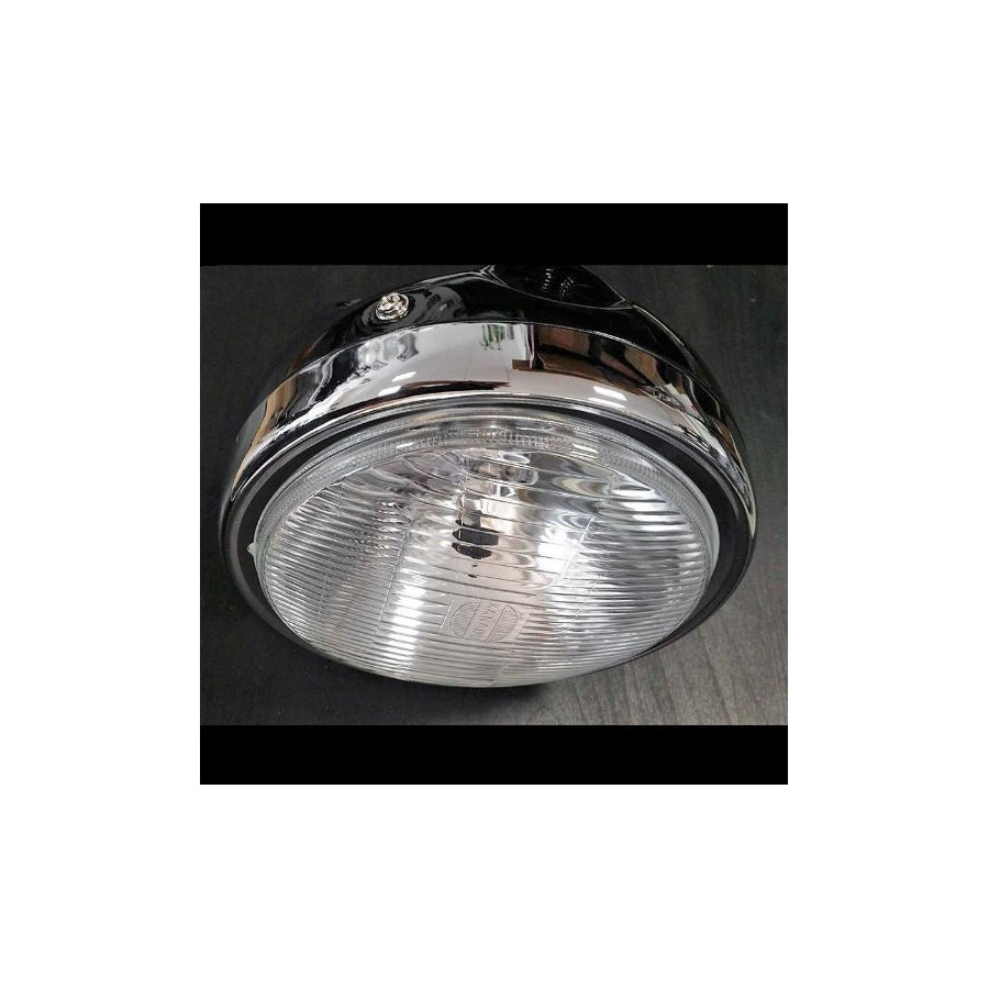Phare - Optique - Universel - ø 190mm - Chromé