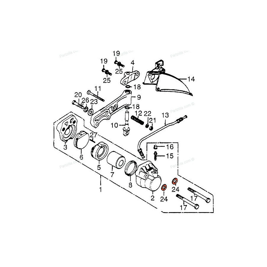Rondelle - plate (x1) - DIN125 - zingué - ø 10.50 x20.00 - ep. 2.00 mm