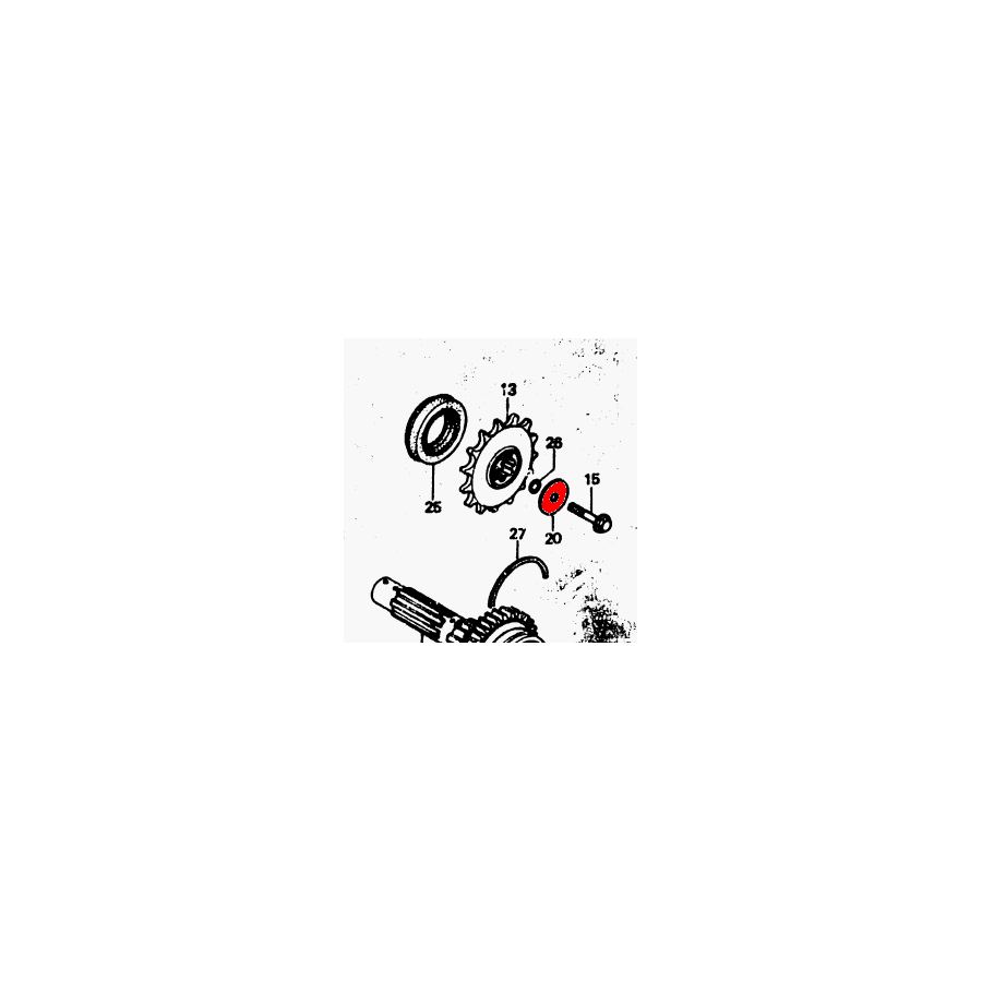 Rondelle - Sortie Boite 10.2mm
