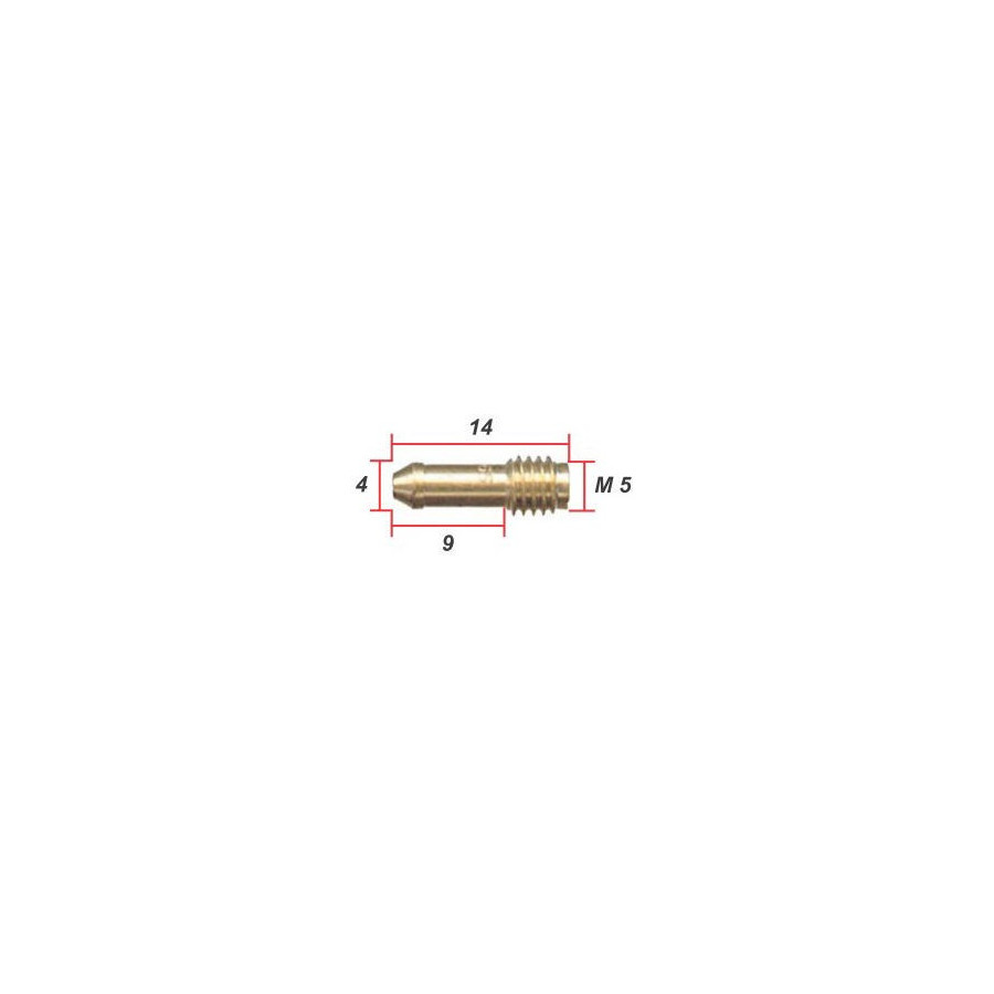 Gicleur - Jet de gaz intermediaire - RD N151-067 - ø 0.400