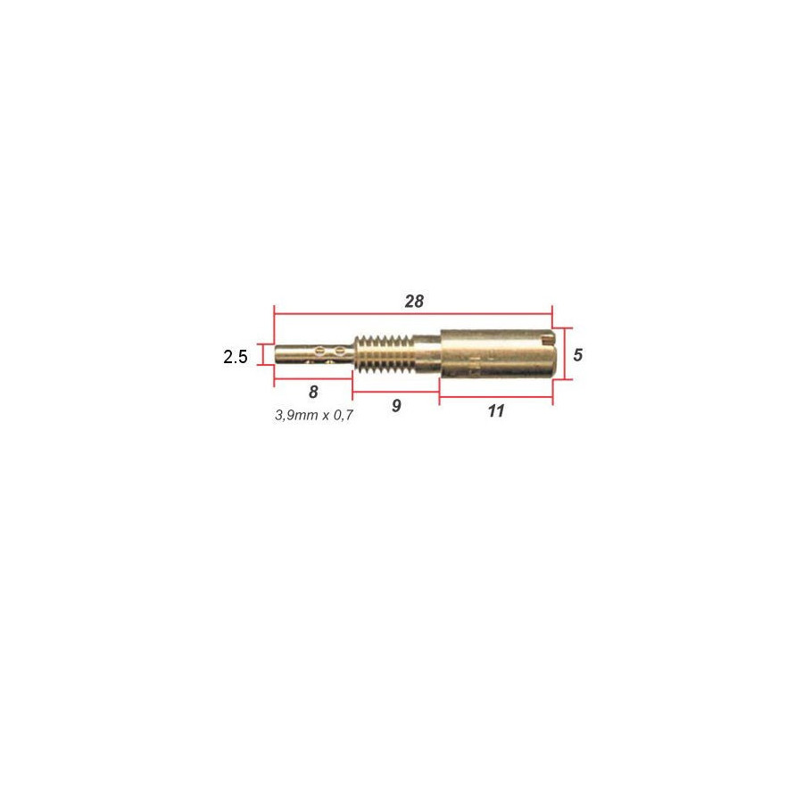 Gicleur - jets de gaz - N224.103 - ø 0.575