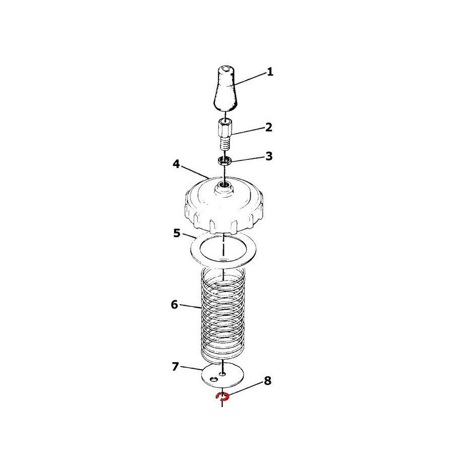 TM32/90 - Aiguille - Circlips d’aiguille - 