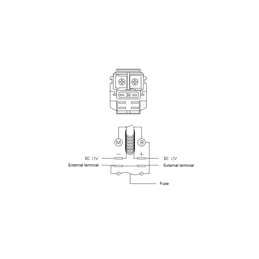 Demarreur - relai - 35850-MT4-000