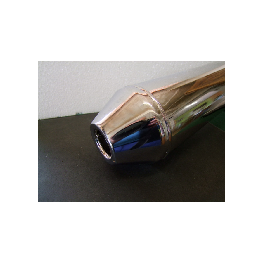 Echappement - Silencieux - Chrome - Long 67cm