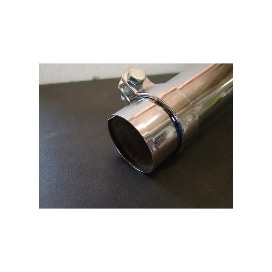 Echappement - Silencieux - Chrome - Long 67cm