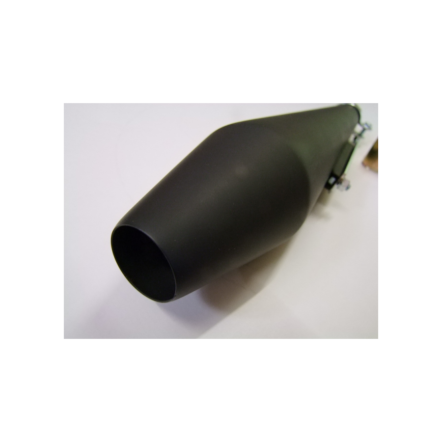 Echappement - Silencieux - Megaphone - (megaton) - NOIR - long 48cm