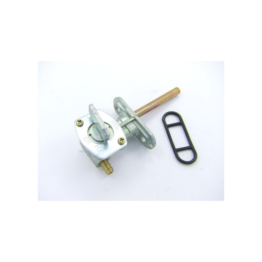 Robinet essence - Universel - 34mm - sortie a droite ø int. 3-mm