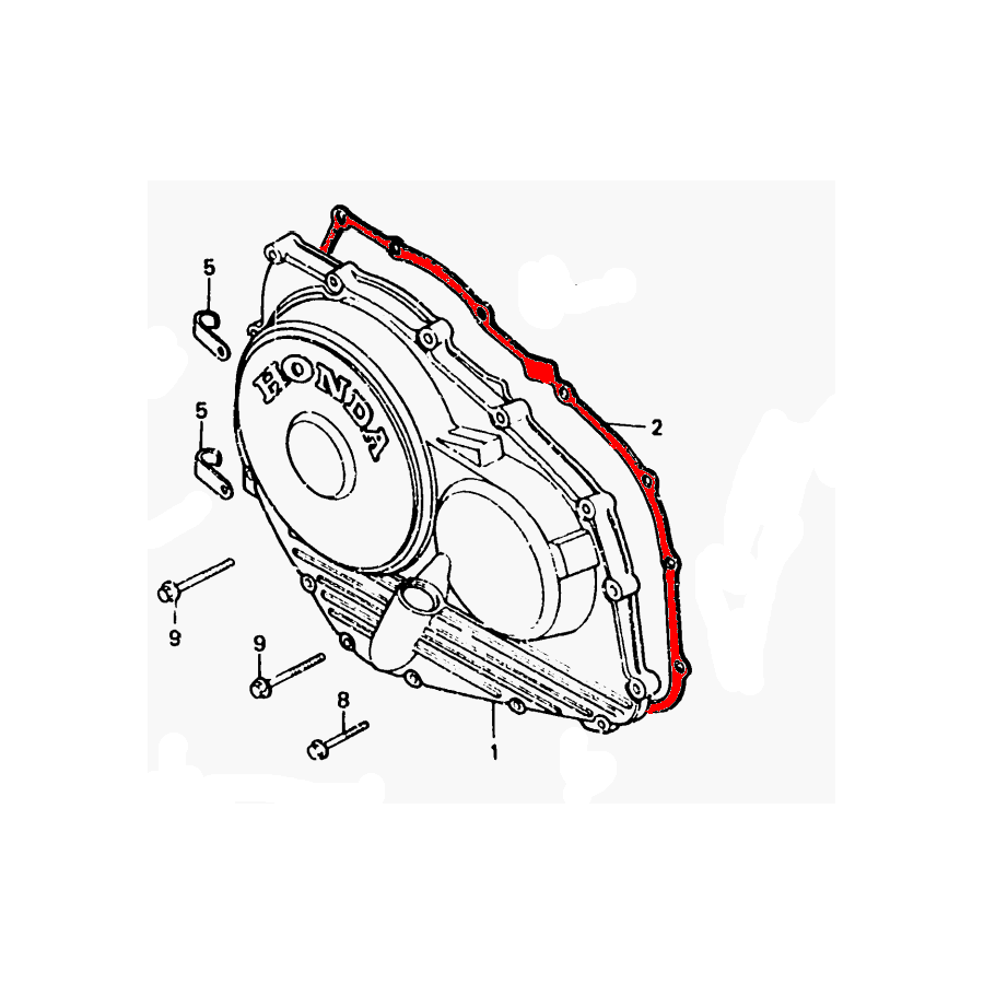 Carter Embrayage - Joint - VF,750 F,C, S, VF,1000 F, R