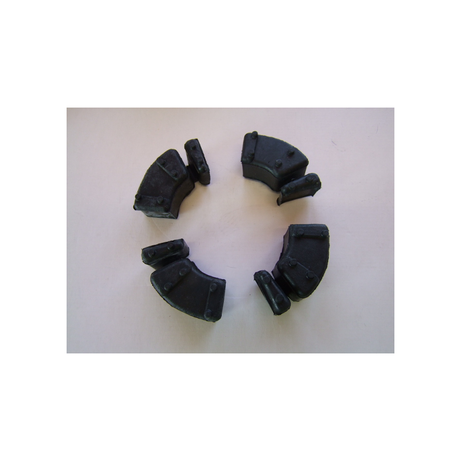 Transmission - Couronne - Silent bloc - amortisseur de couple, 41241-413-781, CB250N - CB400N - CM400T - CB250T - CM250