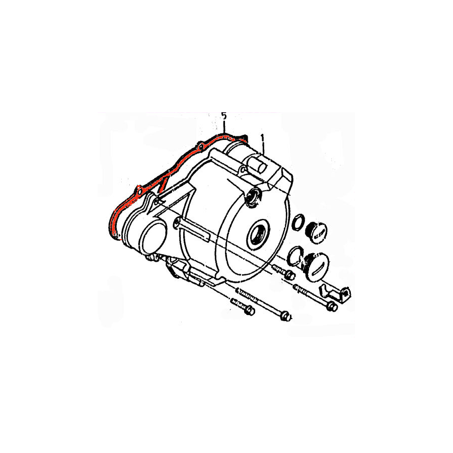 Moteur - Alternateur - joint de carter - CB125T - CM125C - CM250C