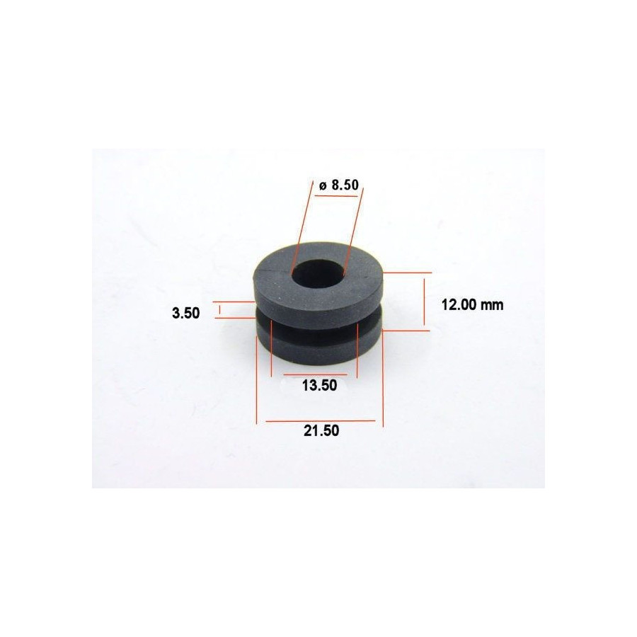 Silent-Bloc - rond - ø 8.50 x12 x21.5 - Ep : 3.50