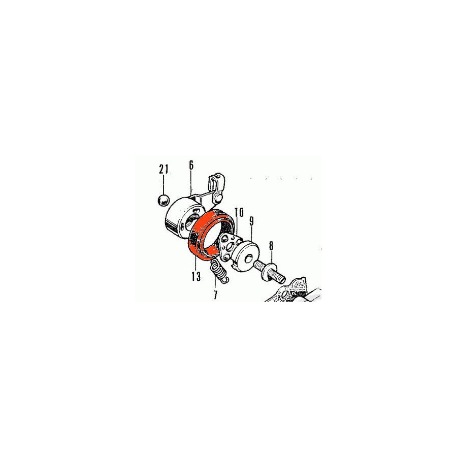 Embrayage - Mecanisme - joint a levre, joint spi - CB 250 / 350 K - 32x36x39x8mm