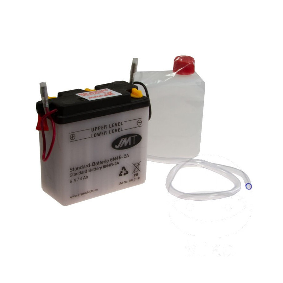 Batterie - 6V - Acide - 6N4B-2A - JMT