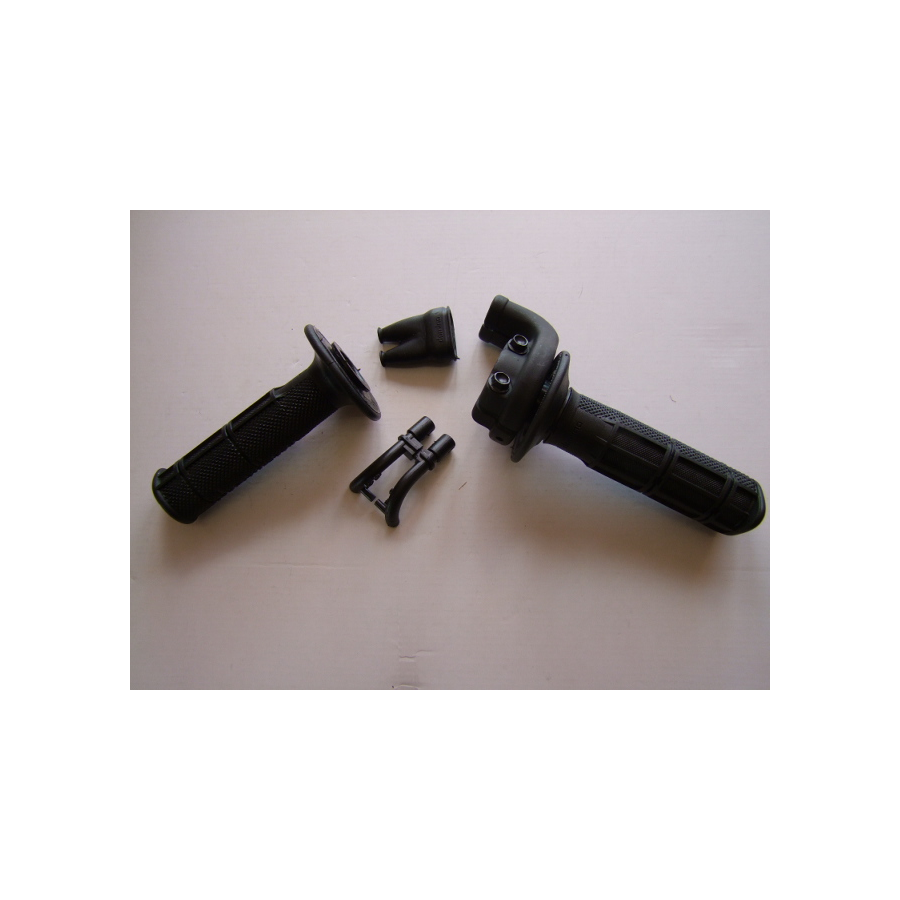 Poignee Accelerateur - Ensemble - tirage rapide "domino" - 2 cables 