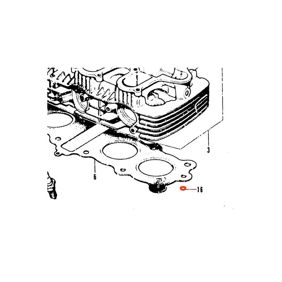 Moteur - joint torique - ø 5.00 x2.40 mm 