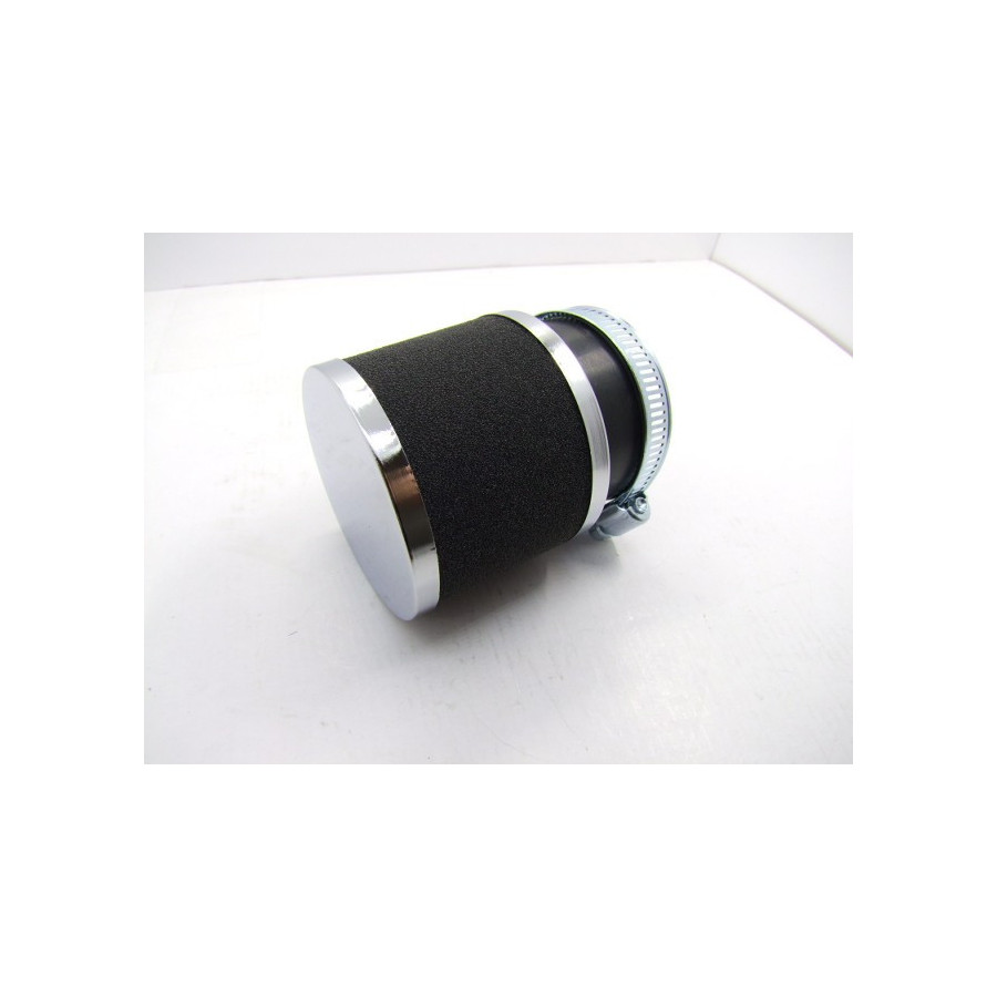 Filtre a air - ø 50 mm - Cornet Mousse + chrome - (x1) - 