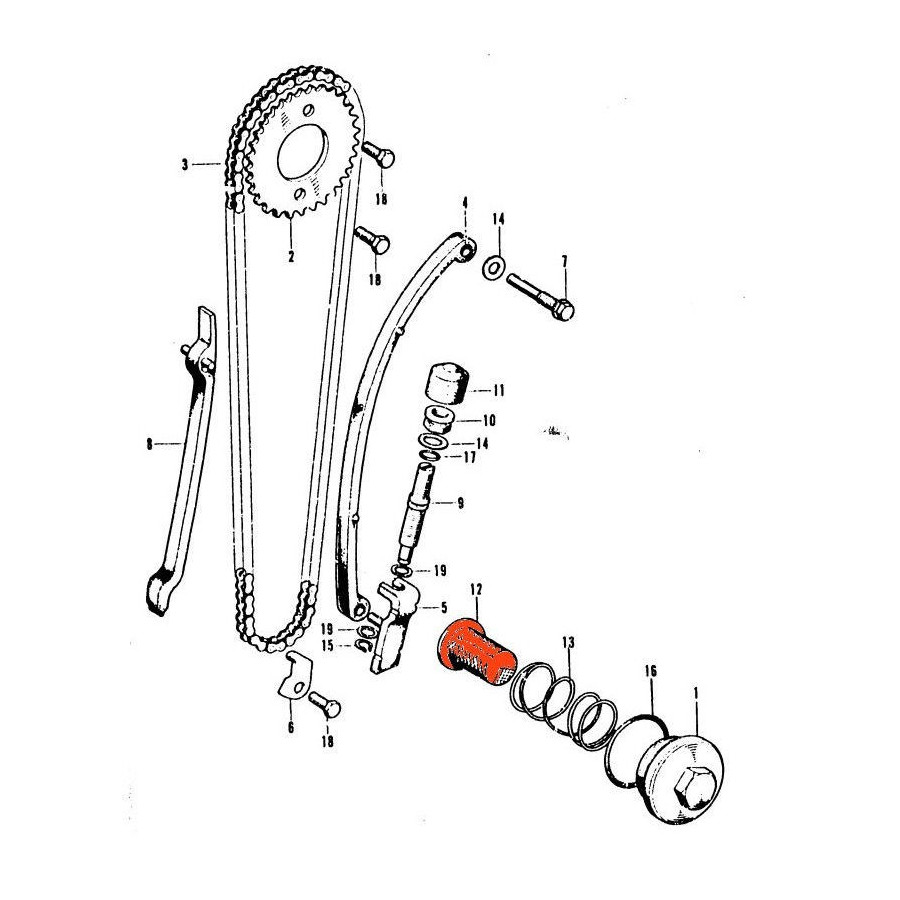 Moteur - Crepine - filtre a huile 