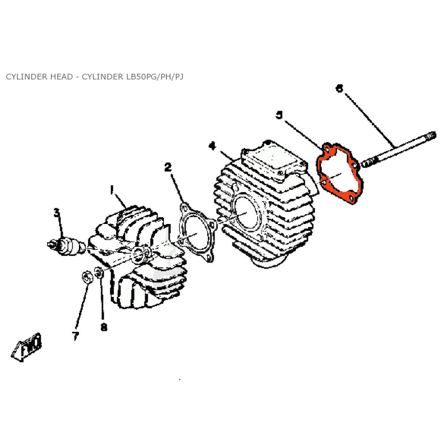Moteur - Joint d'embase - 439-11351-01