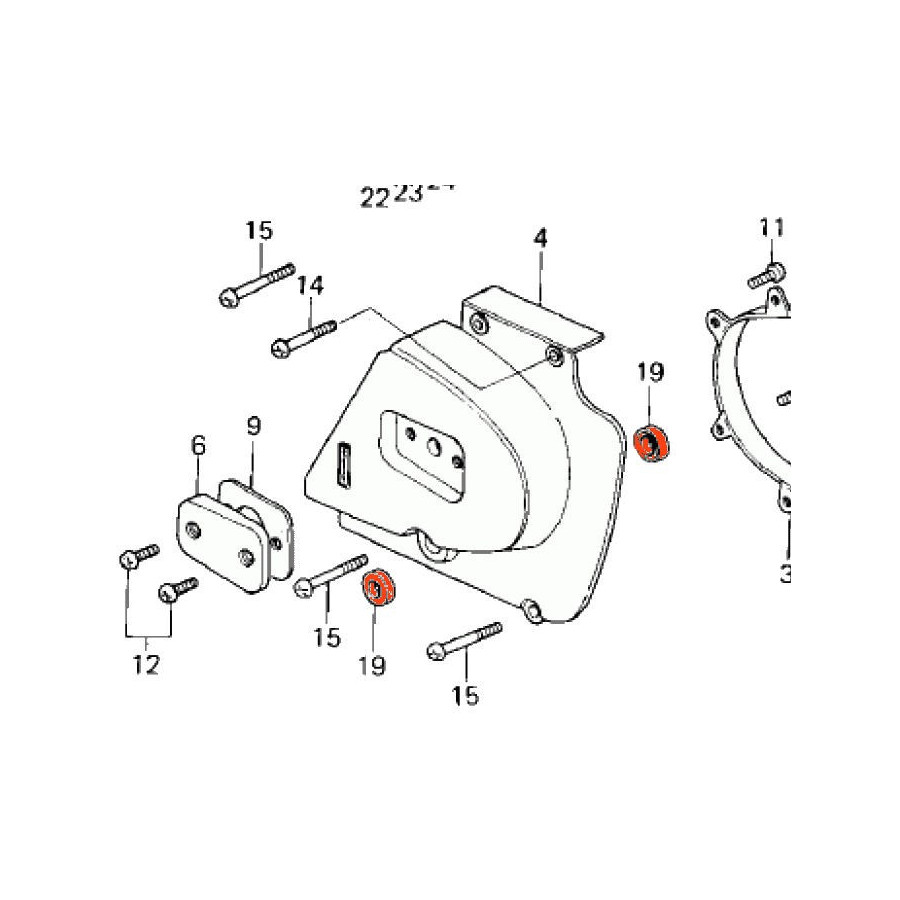 Moteur - joint a levre, joint spi - Selecteur de vitesse - 92051-005