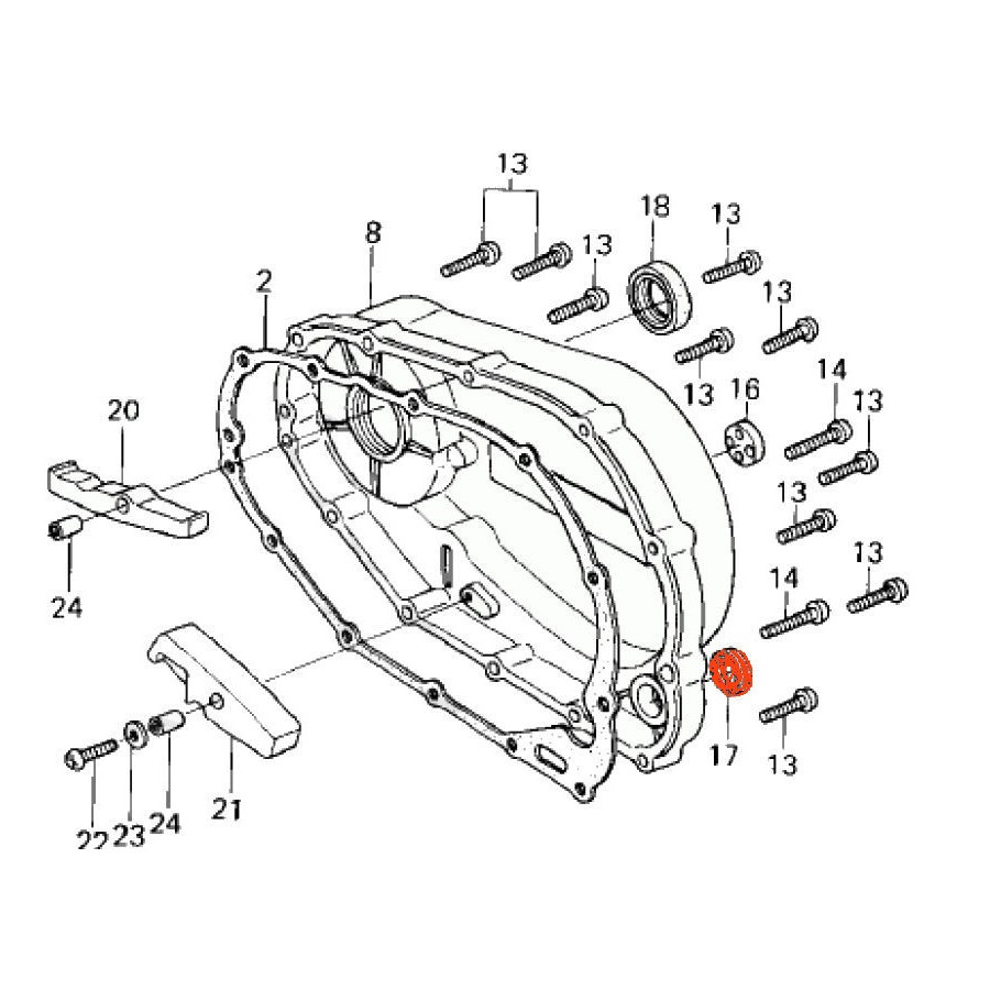 Moteur - joint a levre, joint spi - 92049-012