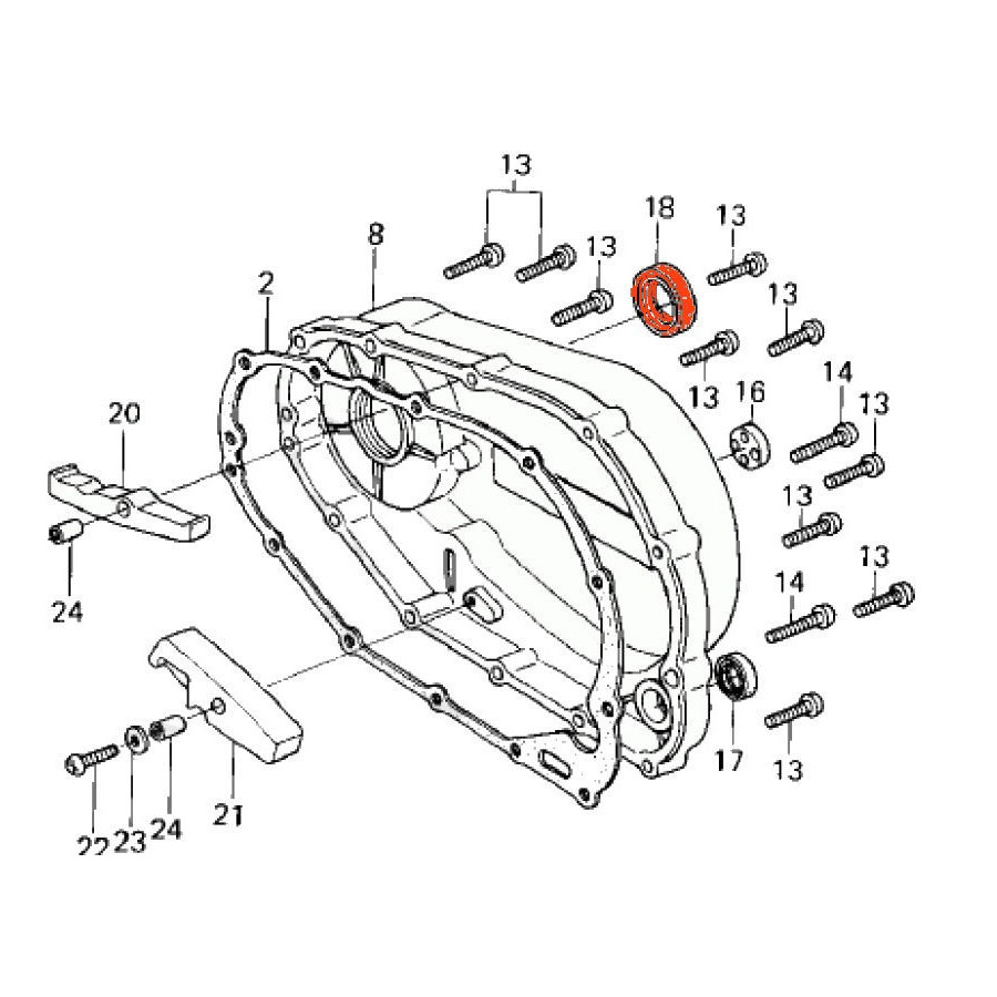 Moteur - joint a levre, joint spi - 92050-065