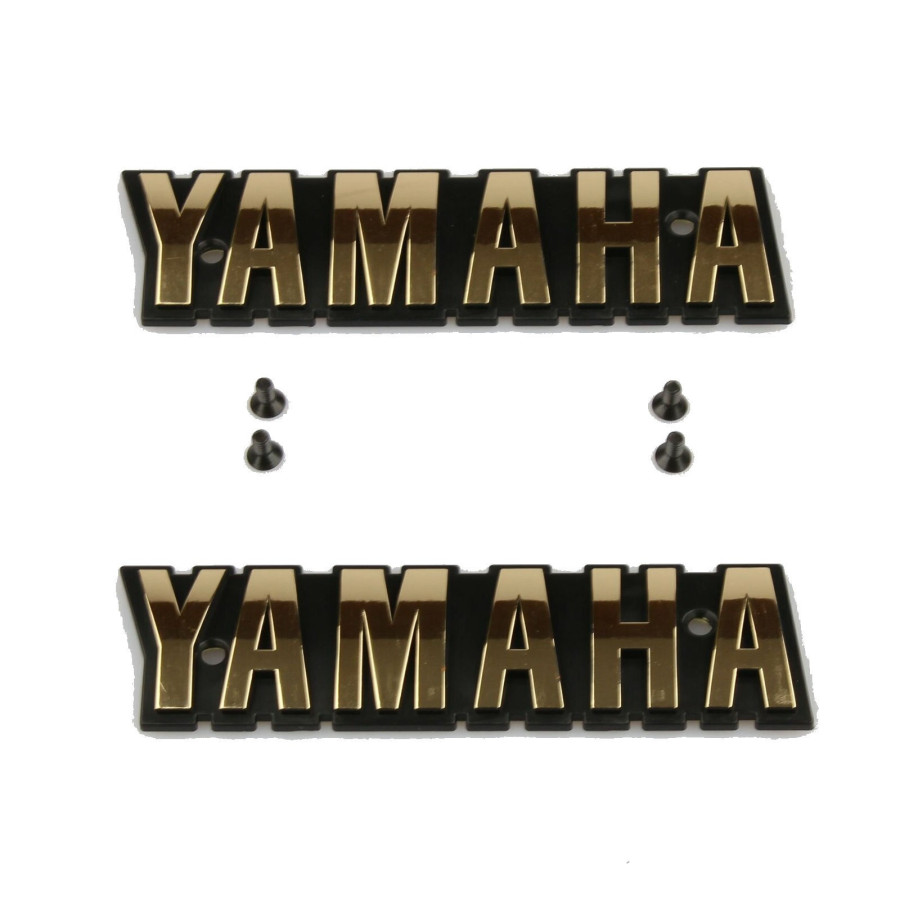 Embleme de reservoir - logo (x2) - YAMAHA - 2F0-24161-10 -  XS650 - XS750 - XS850 - XS1100