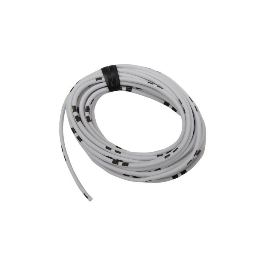 Fil Electrique - 0.75mm2 - Blanc/Noir - 4 metres