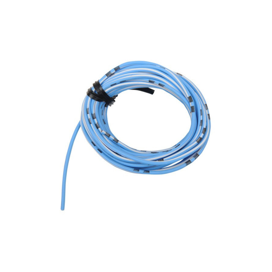 Fil Electrique - 0.75mm2 - Bleu, Blanc - 4 metres