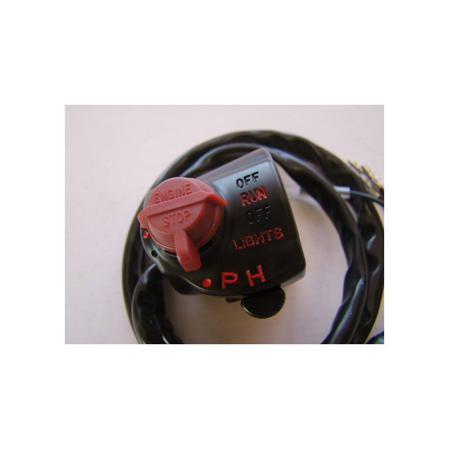 Commodo - Droit - (demarreur-phare-coupe circuit) - CB350 - CB550 - CB750 - GL1000 - 