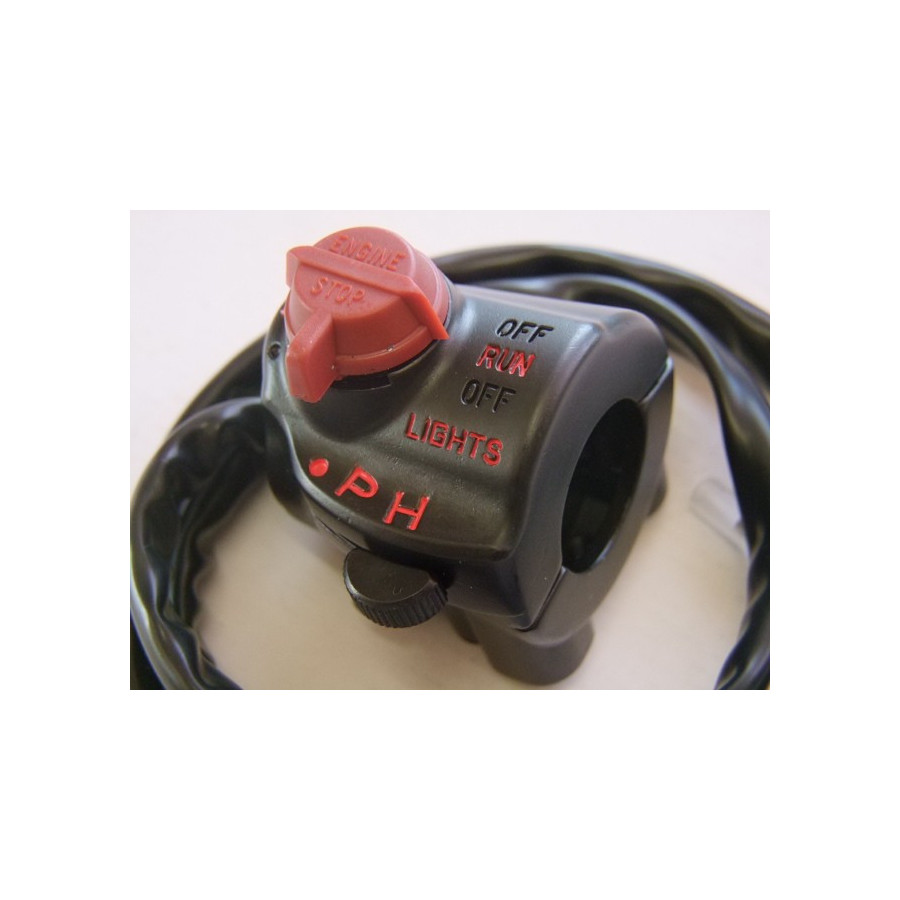 Commodo - Droit - (demarreur-phare-coupe circuit) - CB350 - CB550 - CB750 - GL1000 - 