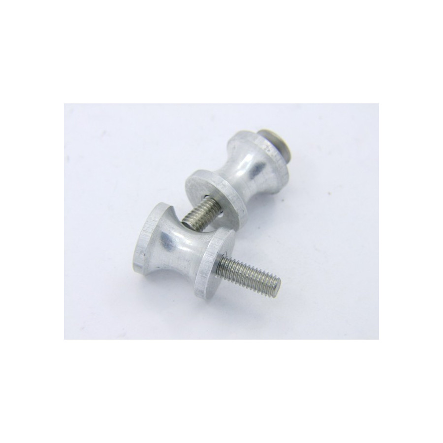 Diabolo - support pour bequille - M8 x1.25 x25mm - Eloxé Naturel