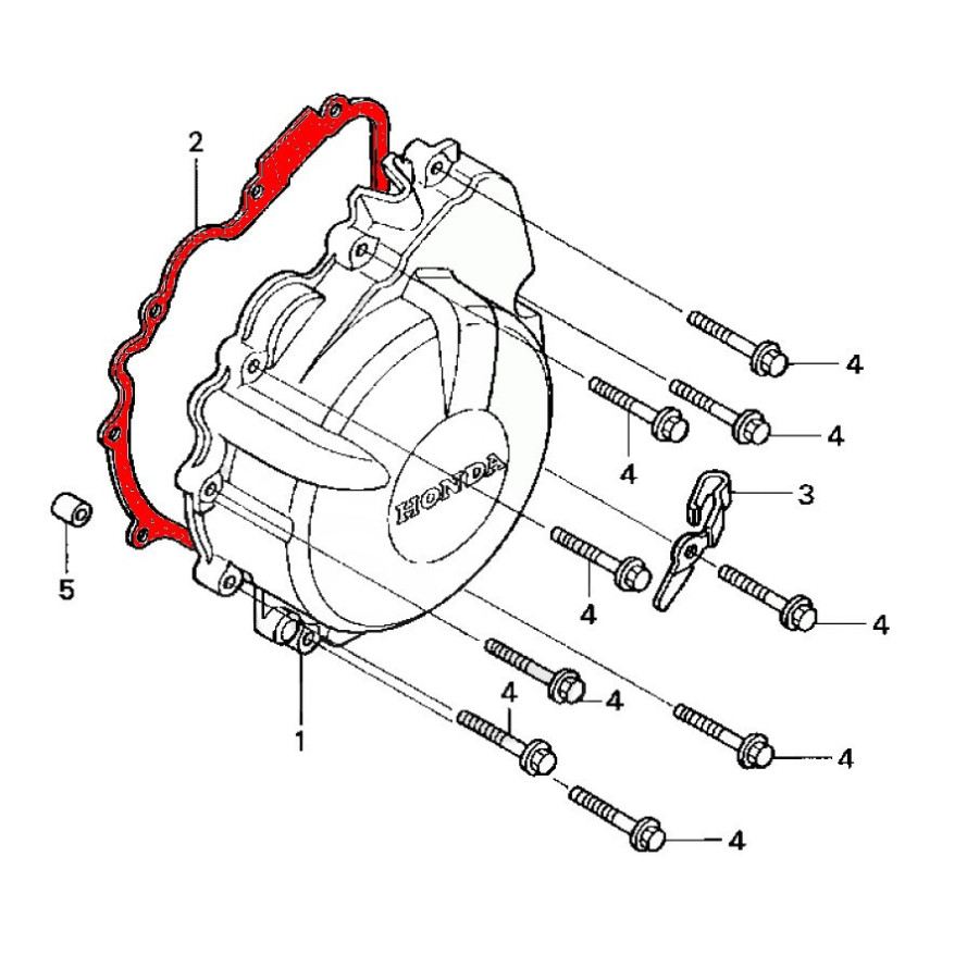 Moteur - Alternateur - Joint de carter - Honda - CBR900 - SC44 - 