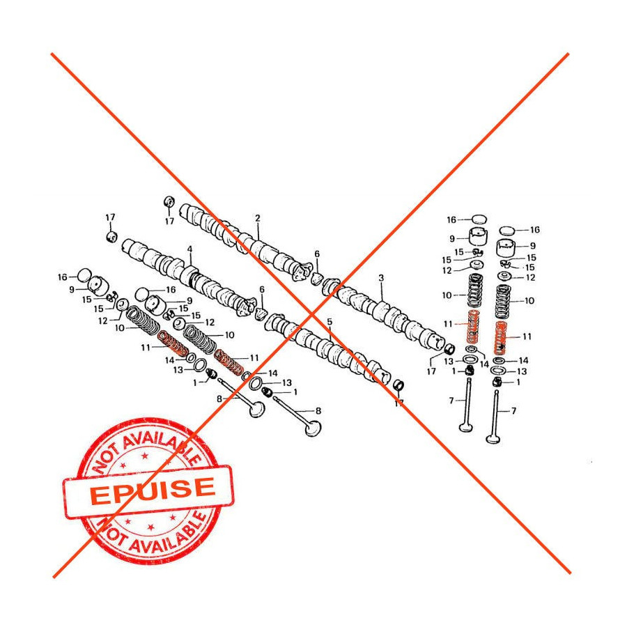 Soupape - Ressort - Interieur -