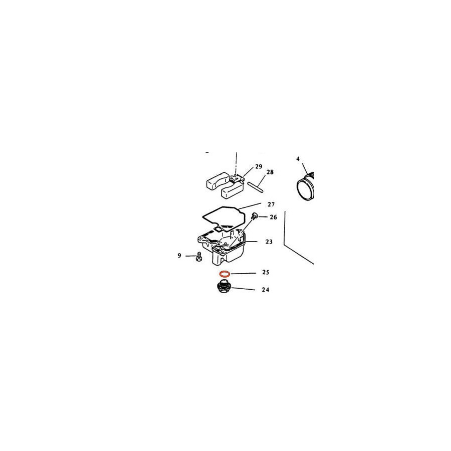Join Torique -  ø 18.60 x2.70mm - (Carburateur CR - joint de bouchon de cuve - 018-664 - ...)