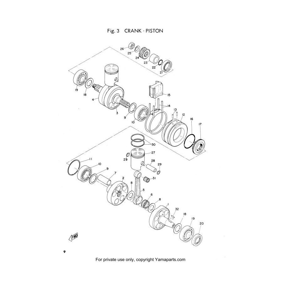 Liste de pieces - Parts List - 125 - AS3