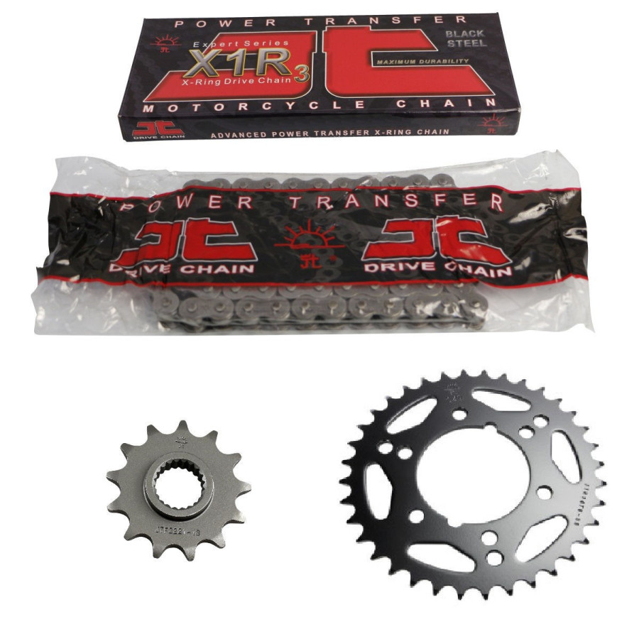Transmission - Kit chaine JT-X1R - 530-106-17-44 - Noir - CB900F