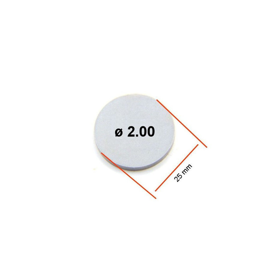Moteur - Pastille 2.00 - ø 25mm - Jeux aux soupapes