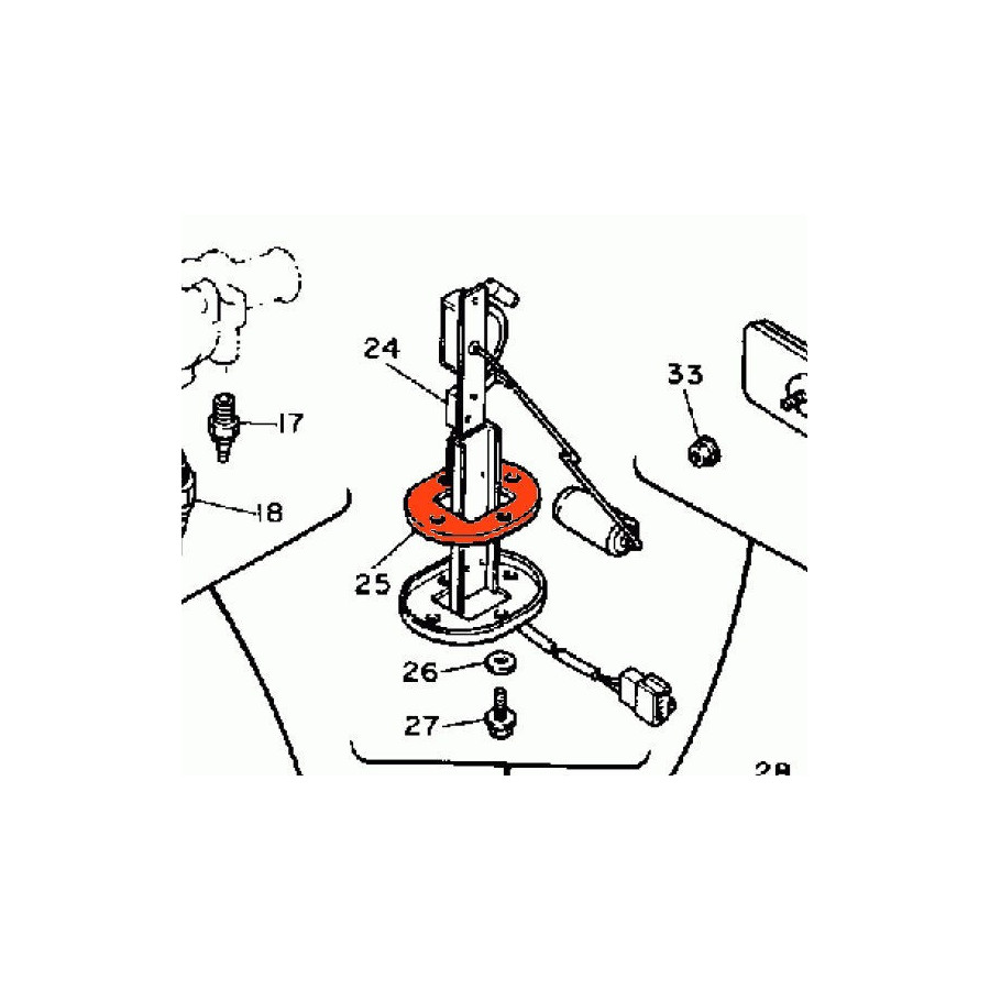 joint de reservoir - indicateur de Reserve - 2H7-85753-00 - FZ750 - XJ550-650 .....