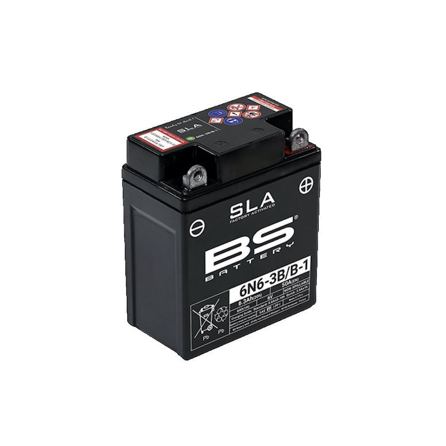 Batterie - 6Volt - GEL - BS-SLA - 6N6-3B-1