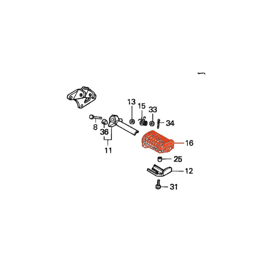 Cale Pied - Caoutchouc - (x1) - CA125 - ... - ....